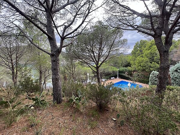 Magnífica propiedad ubicada en Cala Rovellada. Con amplio terreno, piscina y vistas directas al mar.