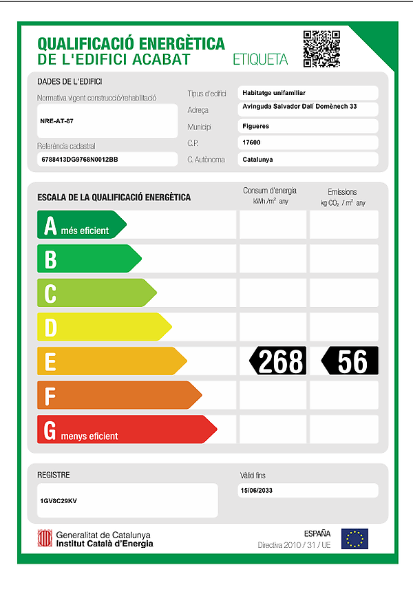Casa de lloguer amb piscina comunitària a prop del centre de Figueres