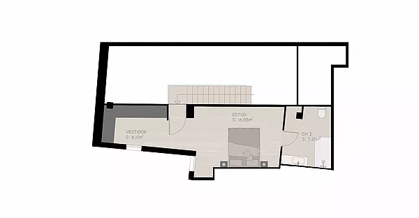 Exclusif penthouse en duplex dans un immeuble neuf du centre historique de Figueres.
