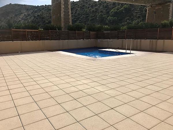 Magnífico piso en Colera con piscina comunitaria y aire acondicionado